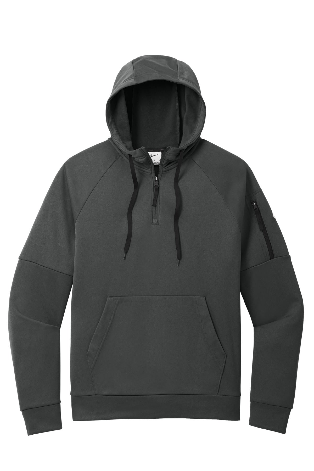 Nike Therma-FIT Pocket 1/4-Zip Fleece Hoodie - Anthracite