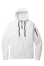 Nike Therma-FIT Pocket 1/4-Zip Fleece Hoodie - White