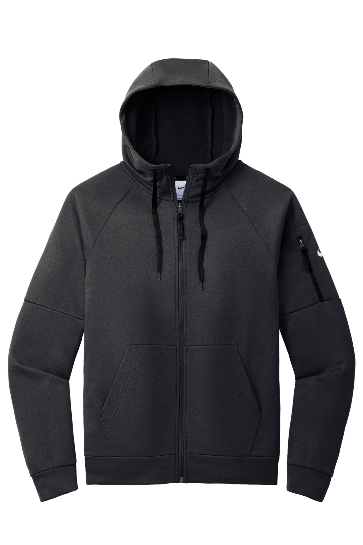 Nike Therma-FIT Pocket Full-Zip Fleece Hoodie - Black