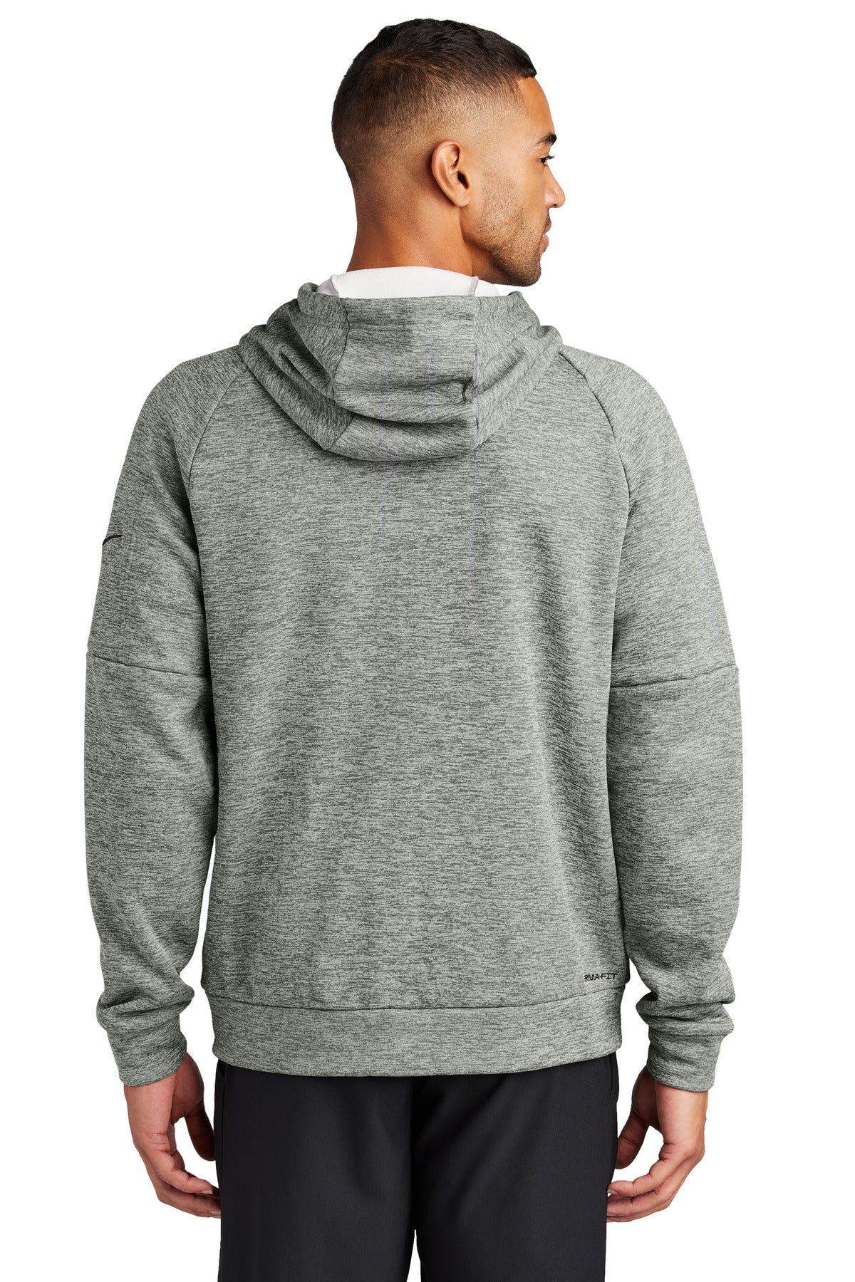 Nike Therma-FIT Pocket Full-Zip Fleece Hoodie - Dark Grey Heather