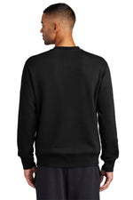 Nike Club Fleece Sleeve Swoosh Crew - Black
