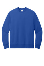 Nike Club Fleece Sleeve Swoosh Crew - Game Royal