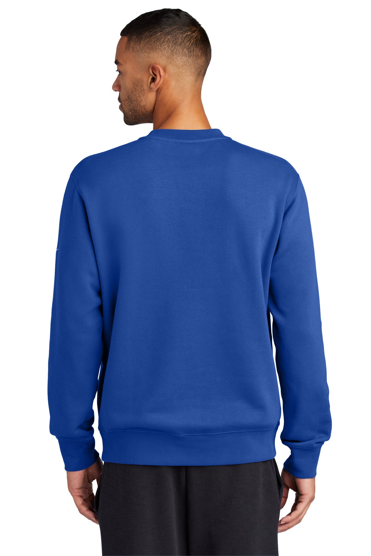 Nike Club Fleece Sleeve Swoosh Crew - Game Royal