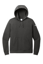 Nike Women's Club Fleece Sleeve Swoosh Pullover Hoodie - Anthracite