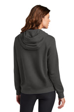Nike Women's Club Fleece Sleeve Swoosh Pullover Hoodie - Anthracite