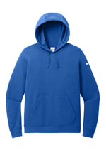 Nike Women's Club Fleece Sleeve Swoosh Pullover Hoodie - Game Royal