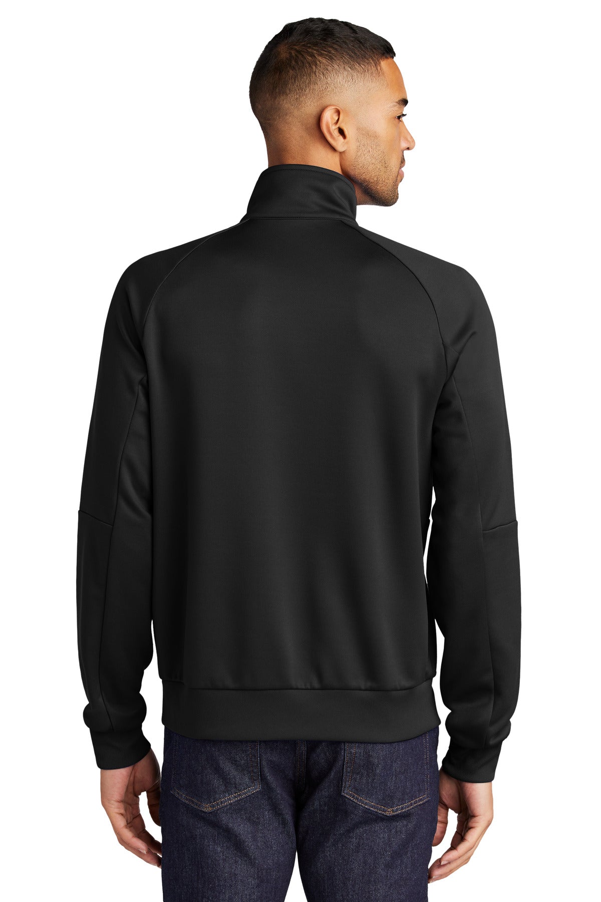 Nike Full-Zip Chest Swoosh Jacket - Black