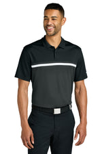 Nike Dri-FIT Victory Colorblock Polo - Black/ Anthracite/ White