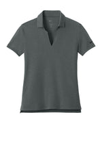 Nike Women's Dri-FIT Smooth Heather Polo - Anthracite Heather