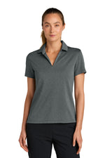 Nike Women's Dri-FIT Smooth Heather Polo - Anthracite Heather