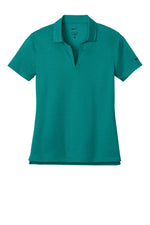 Nike Women's Dri-FIT Smooth Heather Polo - Bright Spruce Heather