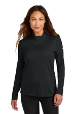 Nike Women's Essential 1/2-Zip Cover-Up - Black