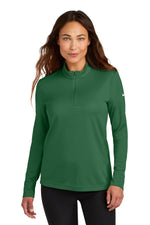 Nike Women's Essential 1/2-Zip Cover-Up - Gorge Green