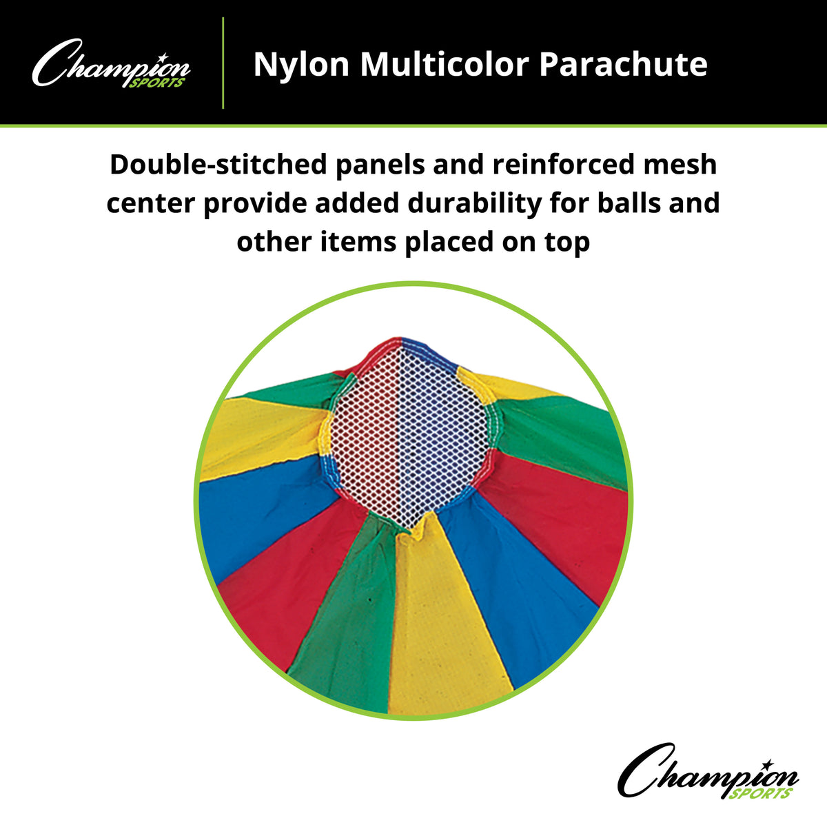 Champion Sports Nylon Multicolor Parachute