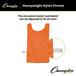 Champion Sports Heavyweight Nylon Pinnies, Youth - Dozen