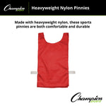 Champion Sports Heavyweight Nylon Pinnies, Youth - Dozen