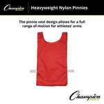 Champion Sports Heavyweight Nylon Pinnies, Youth - Dozen