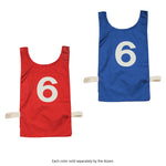 Champion Sports Numbered Heavyweight Nylon Pinnies, Youth - Dozen