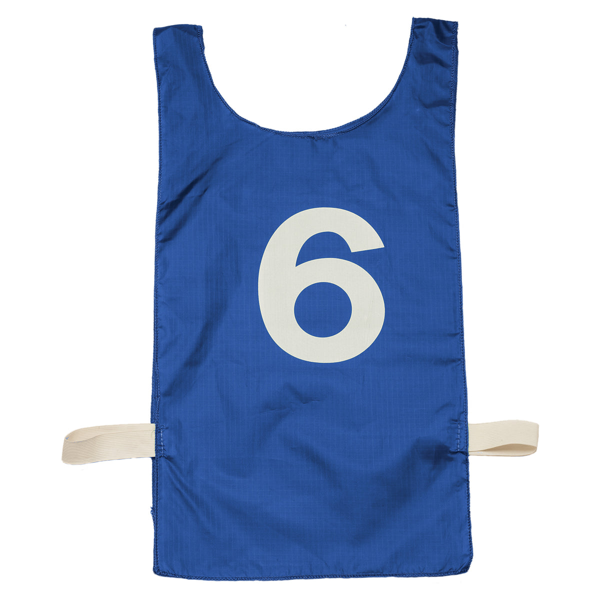 Champion Sports Numbered Heavyweight Nylon Pinnies, Youth - Dozen - Blue