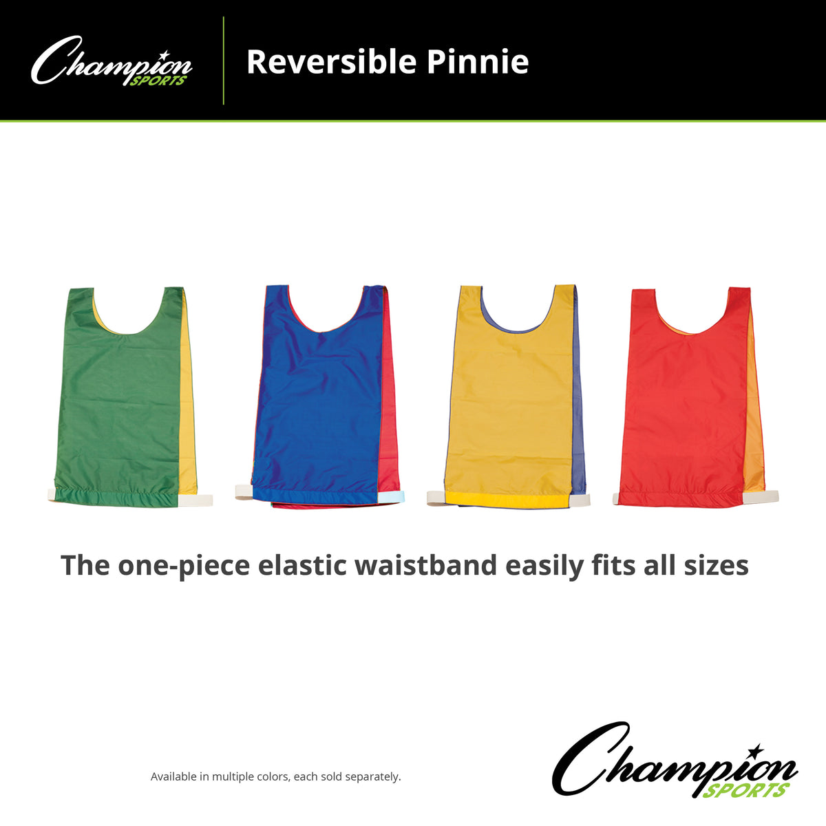 Champion Sports Reversible Pinnie, Youth