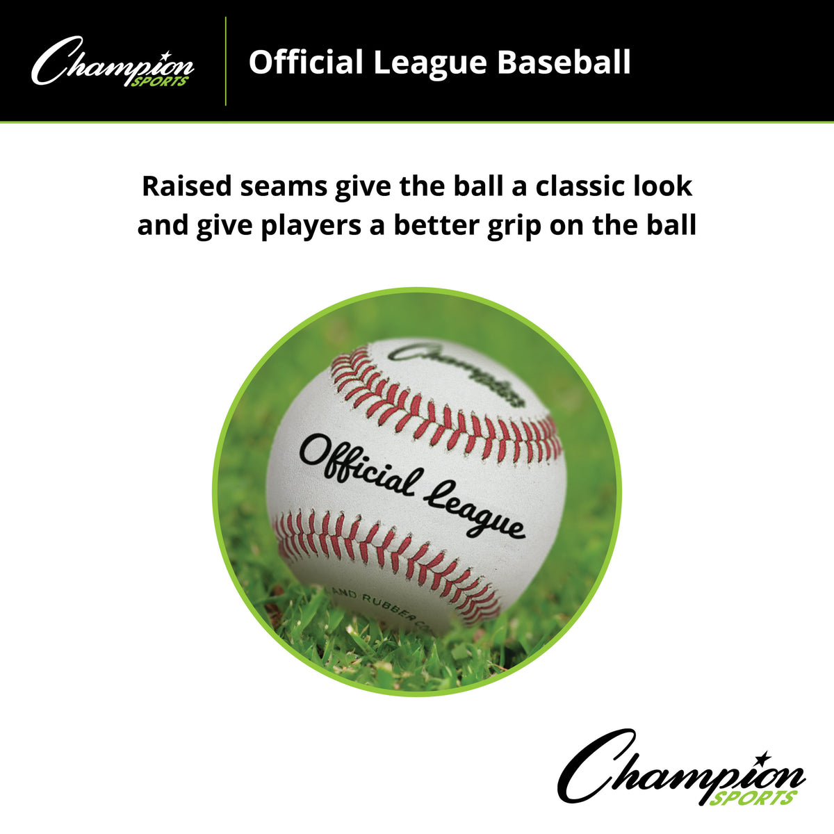 Champion Sports Official League Baseballs OLB5 - Dozen
