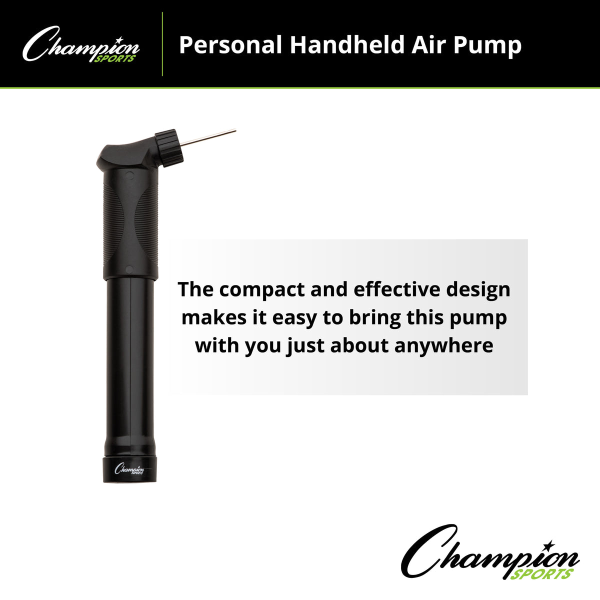 Champion Sports Personal Hand Pump