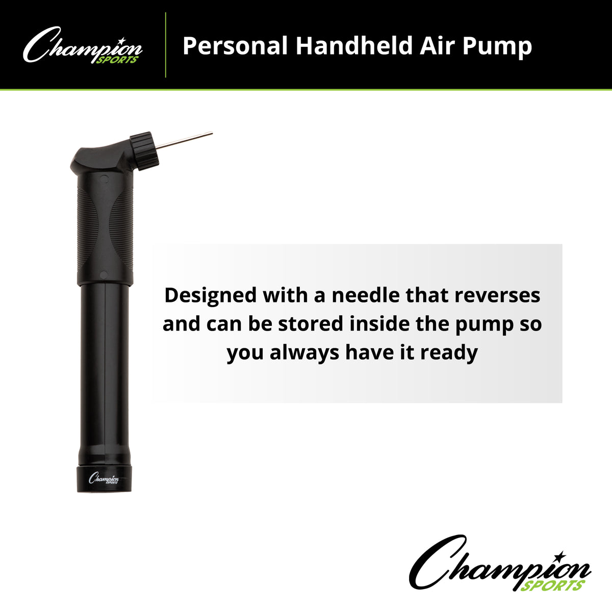 Champion Sports Personal Hand Pump