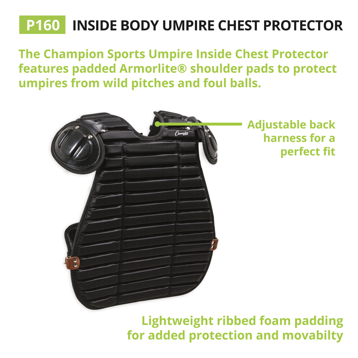 Champion Sports Inside Body Umpire Chest Protector