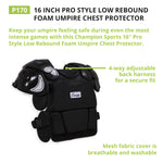 Champion Sports Pro Style Low Rebound Foam Chest Protector