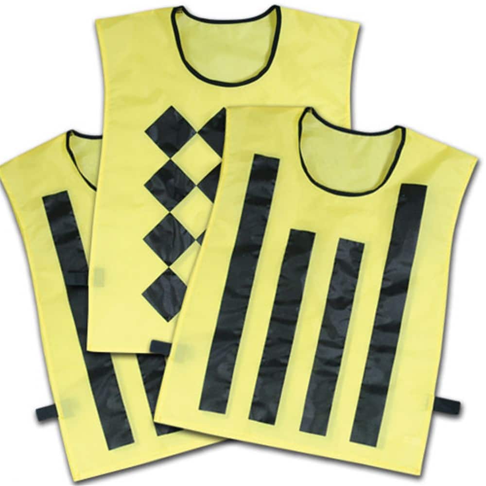 Champro Sideline Official Pinnies (set of 3, 1 Diamond/2 Striped)
