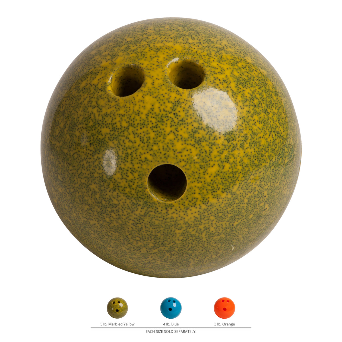 Champion Sports Rubberized Plastic Bowling Ball