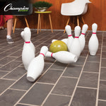 Champion Sports Rubberized Plastic Bowling Ball