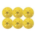 Champion Sports Rhino Injection Molded Outdoor Pickleballs - Set of 6