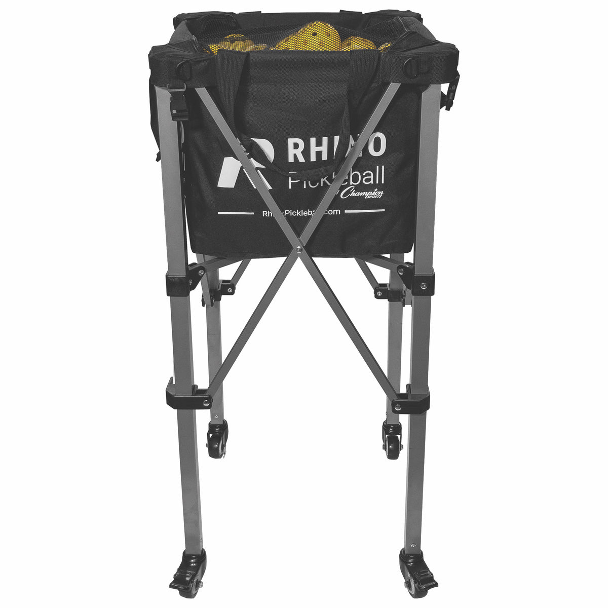 Champion Sports Rhino Pickleball/Tennis Ball Cart