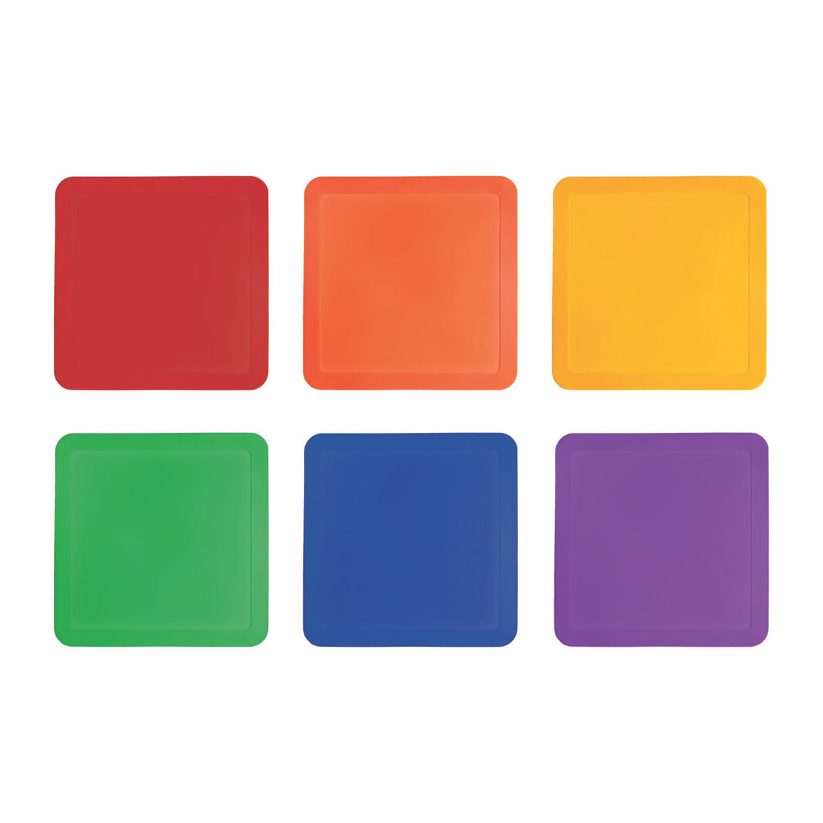 Champion Sports Poly Base Marker Set - Set of 6
