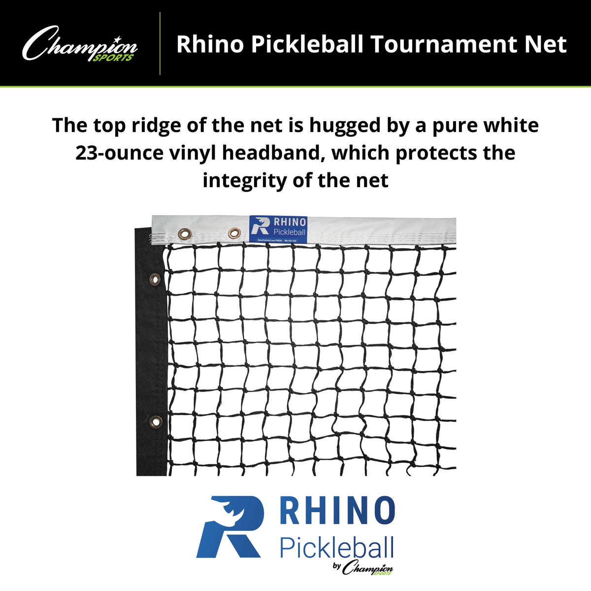 Champion Sports Rhino Pickleball Tournament Net