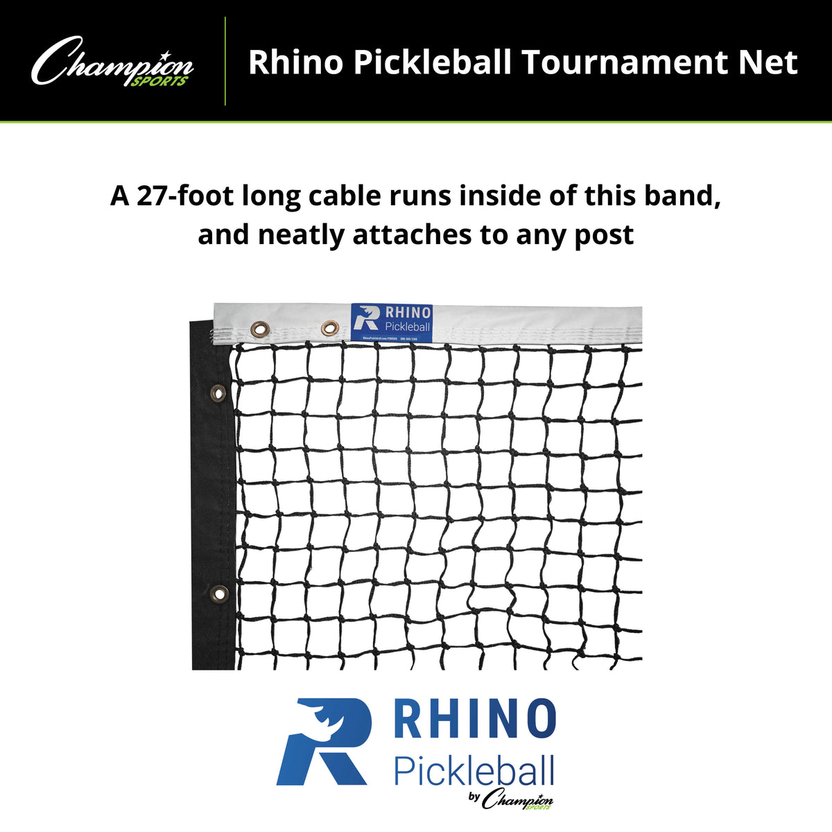 Champion Sports Rhino Pickleball Tournament Net