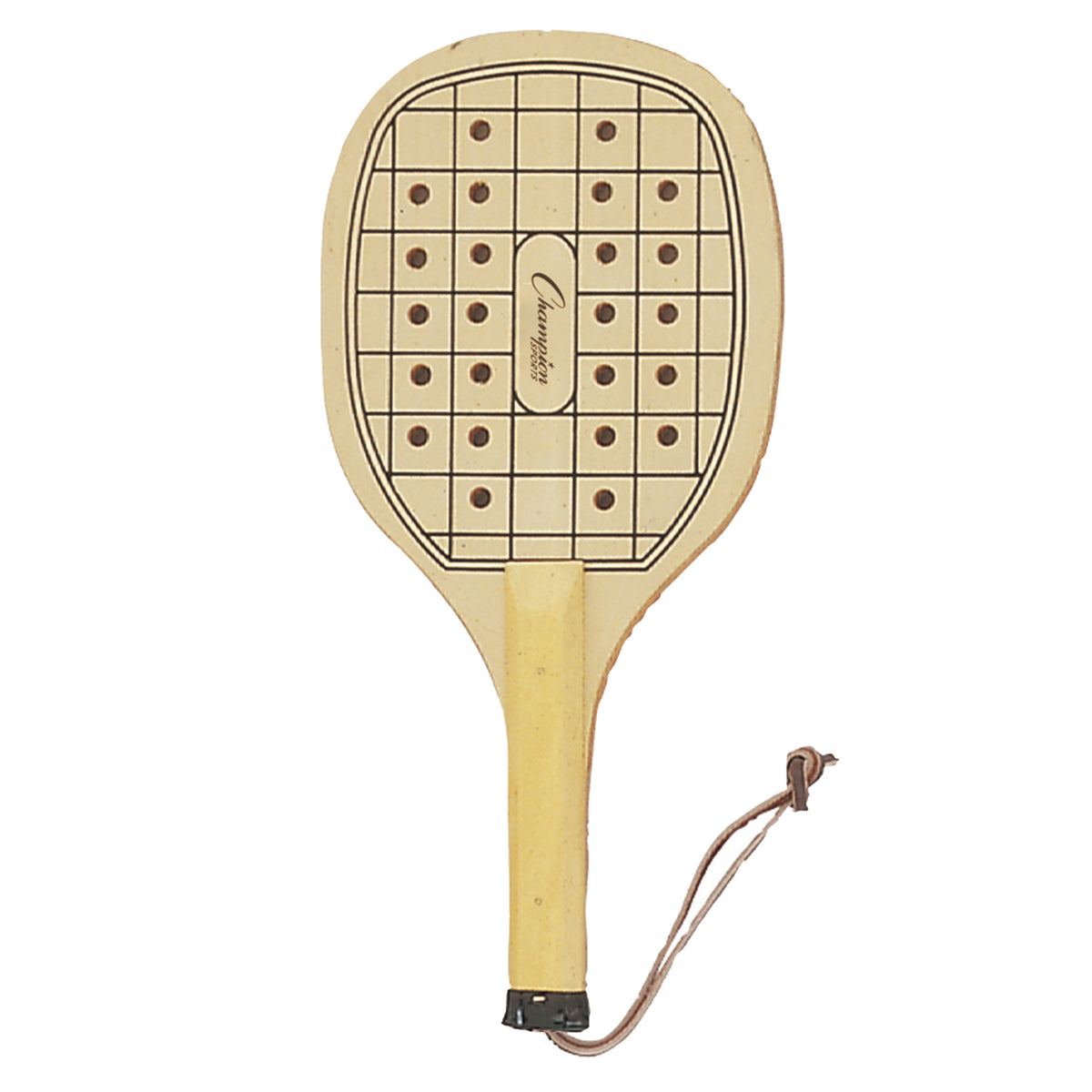Champion Sports Wooden Paddleball Racket