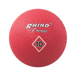 Champion Sports Playground Ball, Red - 10"