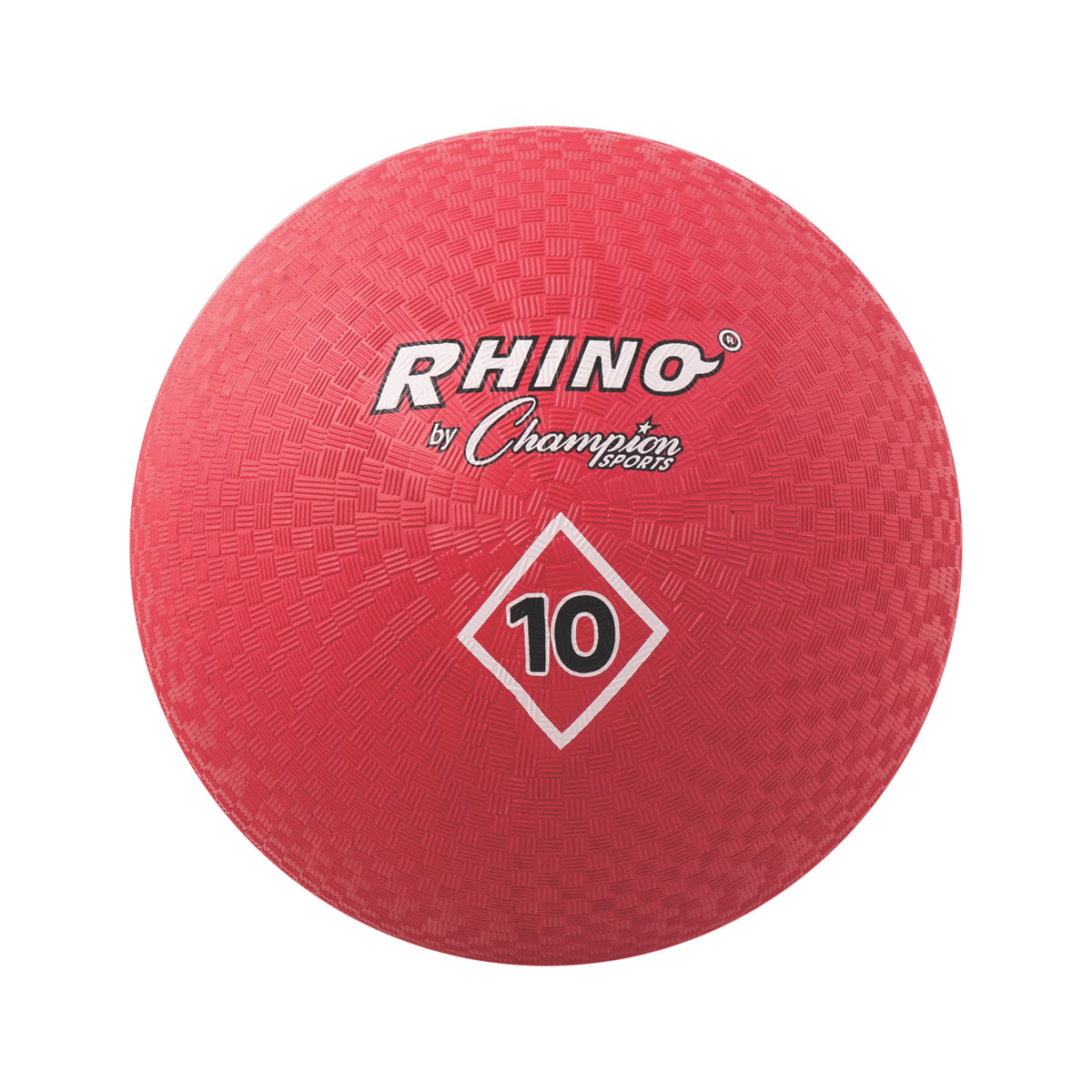 Champion Sports Playground Ball, Red - 10"