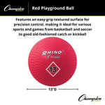 Champion Sports Playground Ball, Red