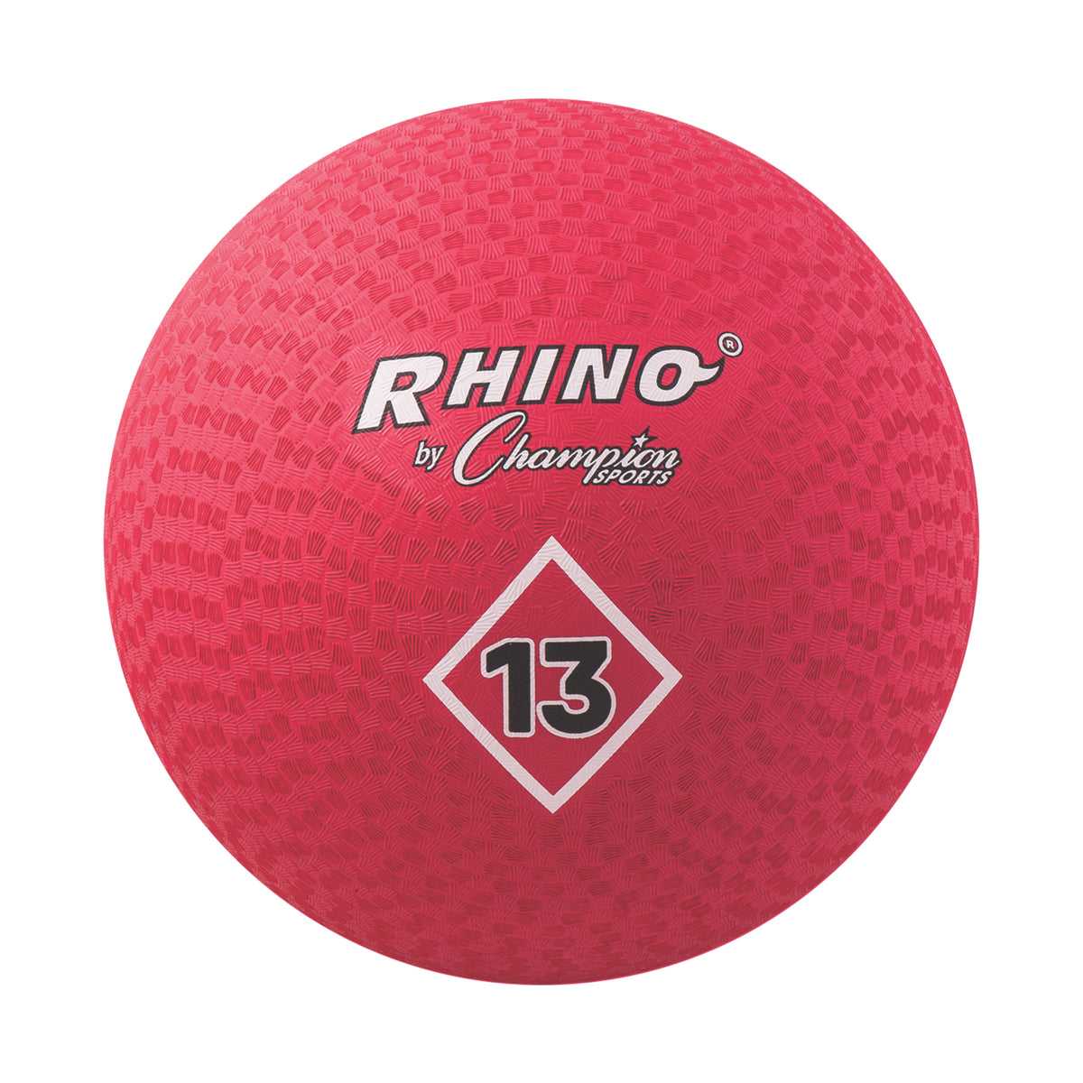 Champion Sports Playground Ball, Red - 13"