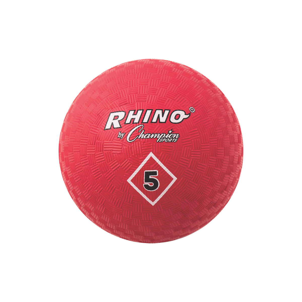 Champion Sports Playground Ball, Red - 5"