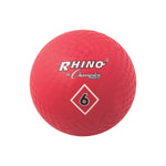 Champion Sports Playground Ball, Red - 6"