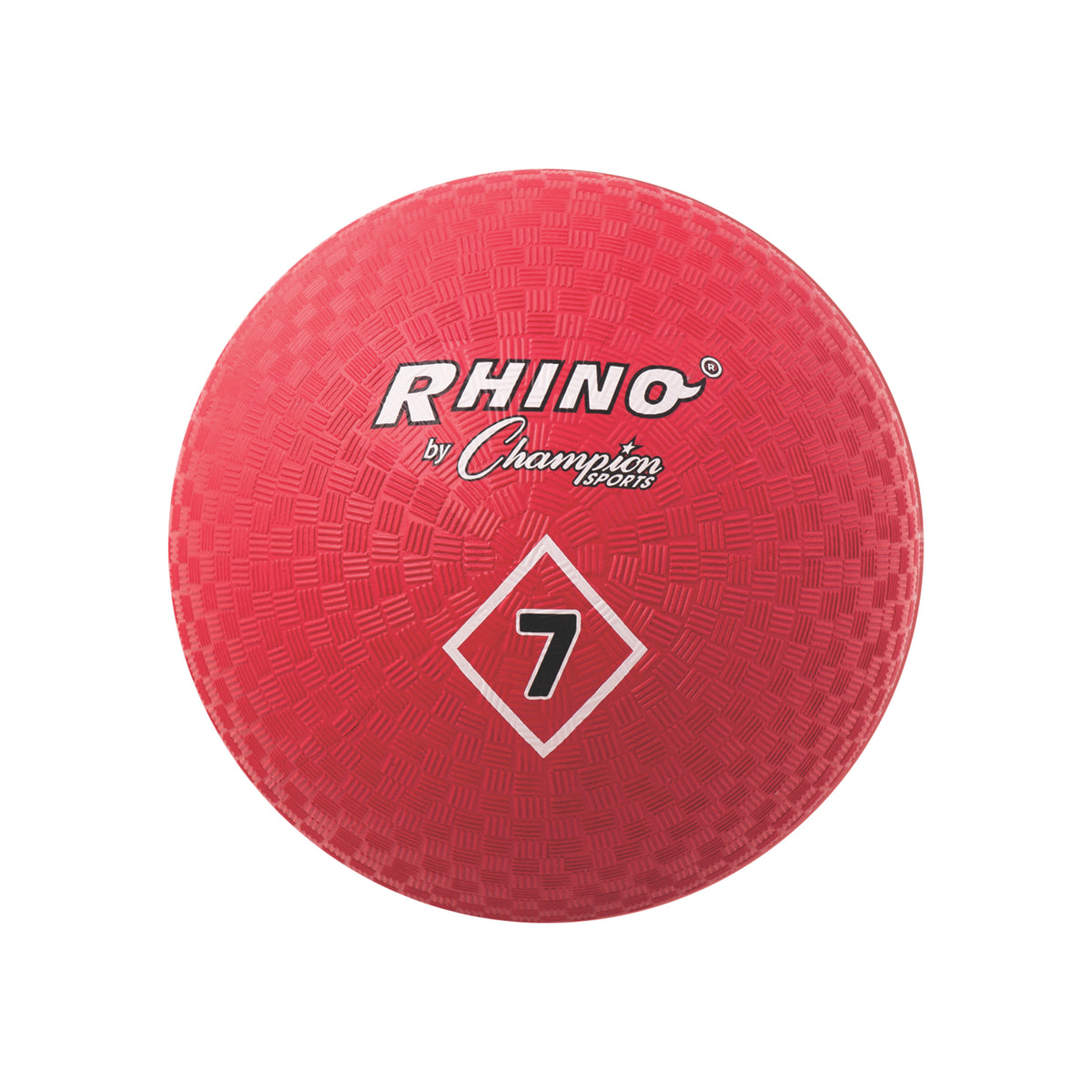 Champion Sports Playground Ball, Red - 7"