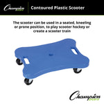 Champion Sports Contoured Plastic Scooter 12" x 16"
