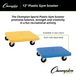 Champion Sports Plastic Gym Scooter