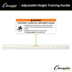 Champion Sports Adjustable Training Hurdle