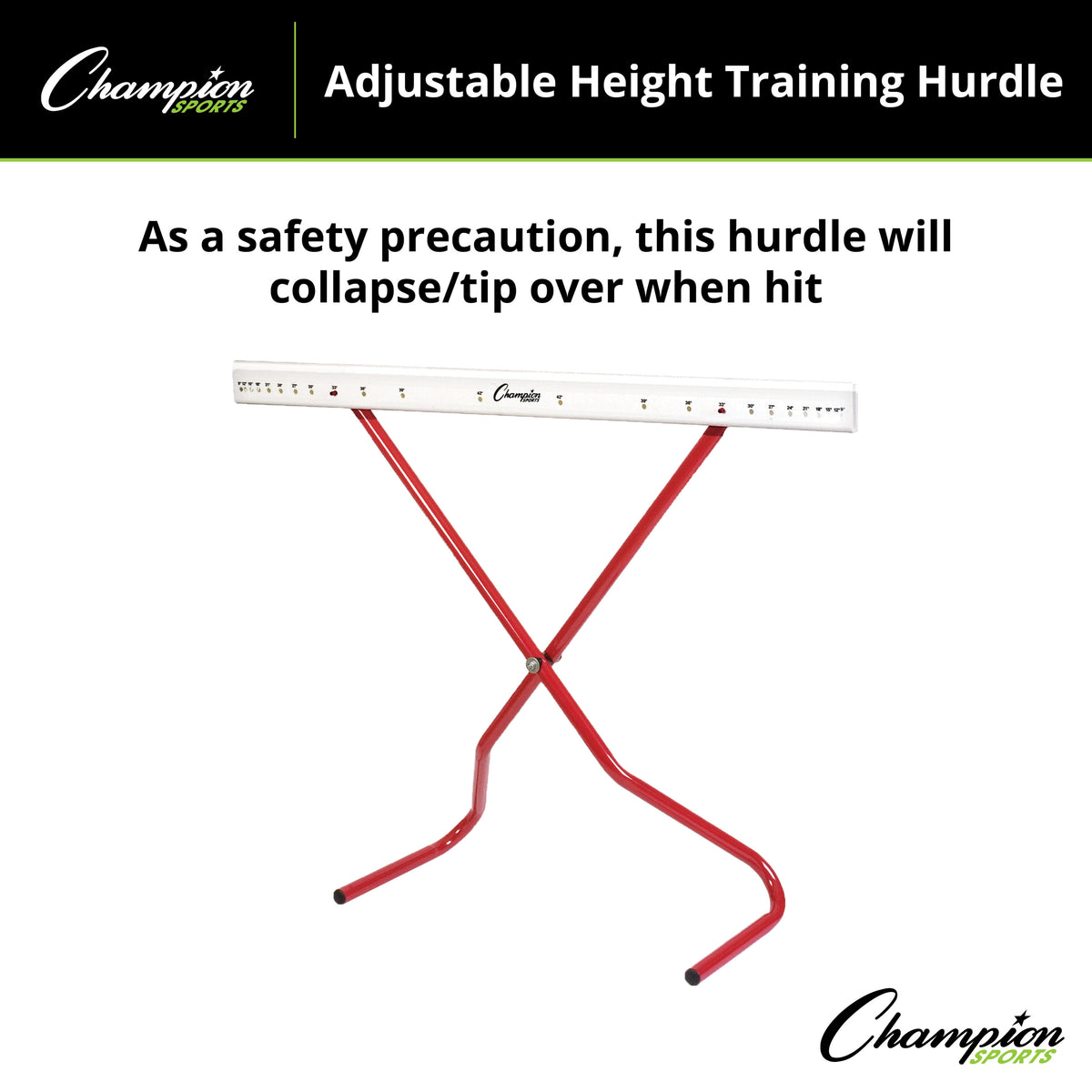 Champion Sports Adjustable Training Hurdle