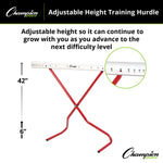 Champion Sports Adjustable Training Hurdle